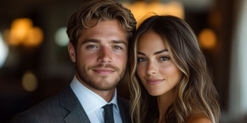 A well-groomed man, dressed in a suit with neatly trimmed beard and styled hair, standing confidently exemplifying excellent grooming and hygiene tips for men