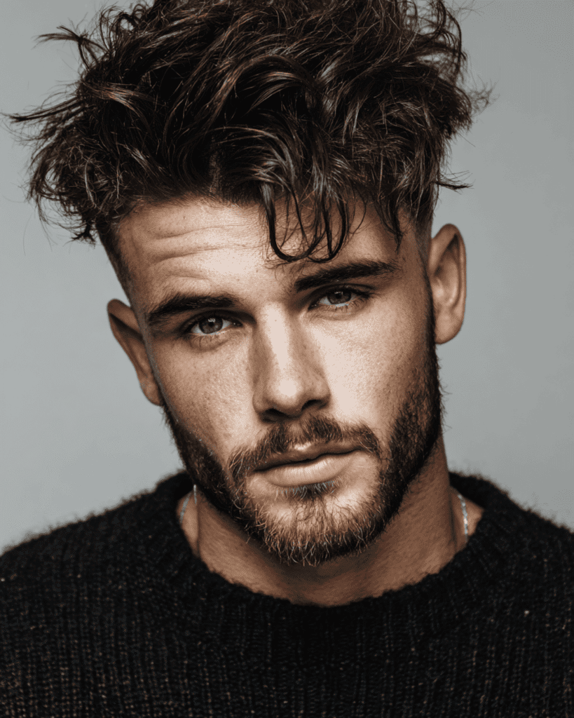 Thick 10mm Beard Style showcasing high density and full coverage