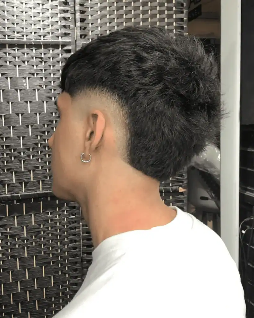 High fade mohawk haircut for men