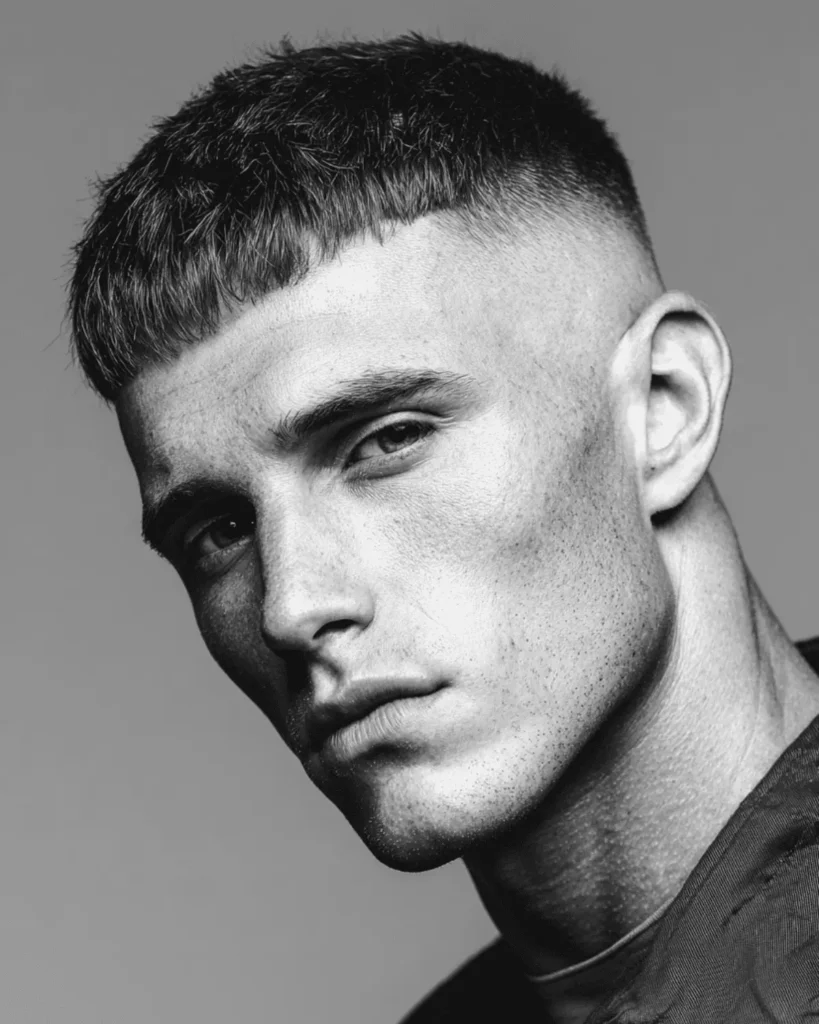 short caesar cut haircut