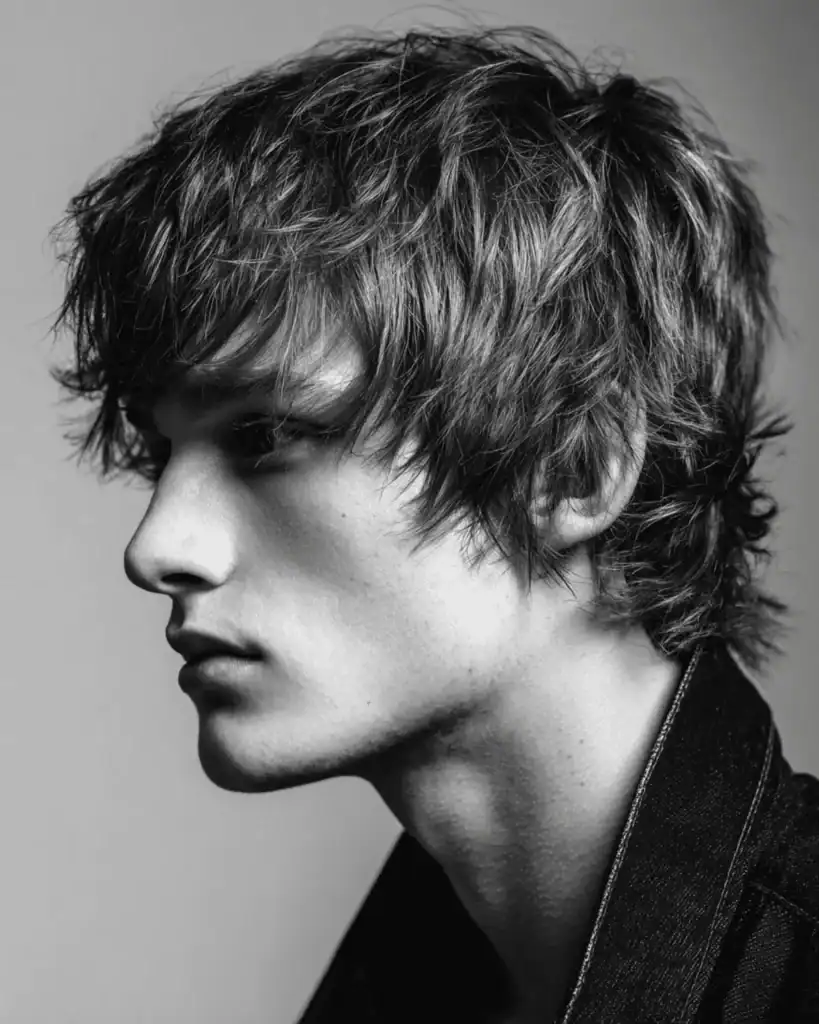 Medium Shaggy Hairstyle