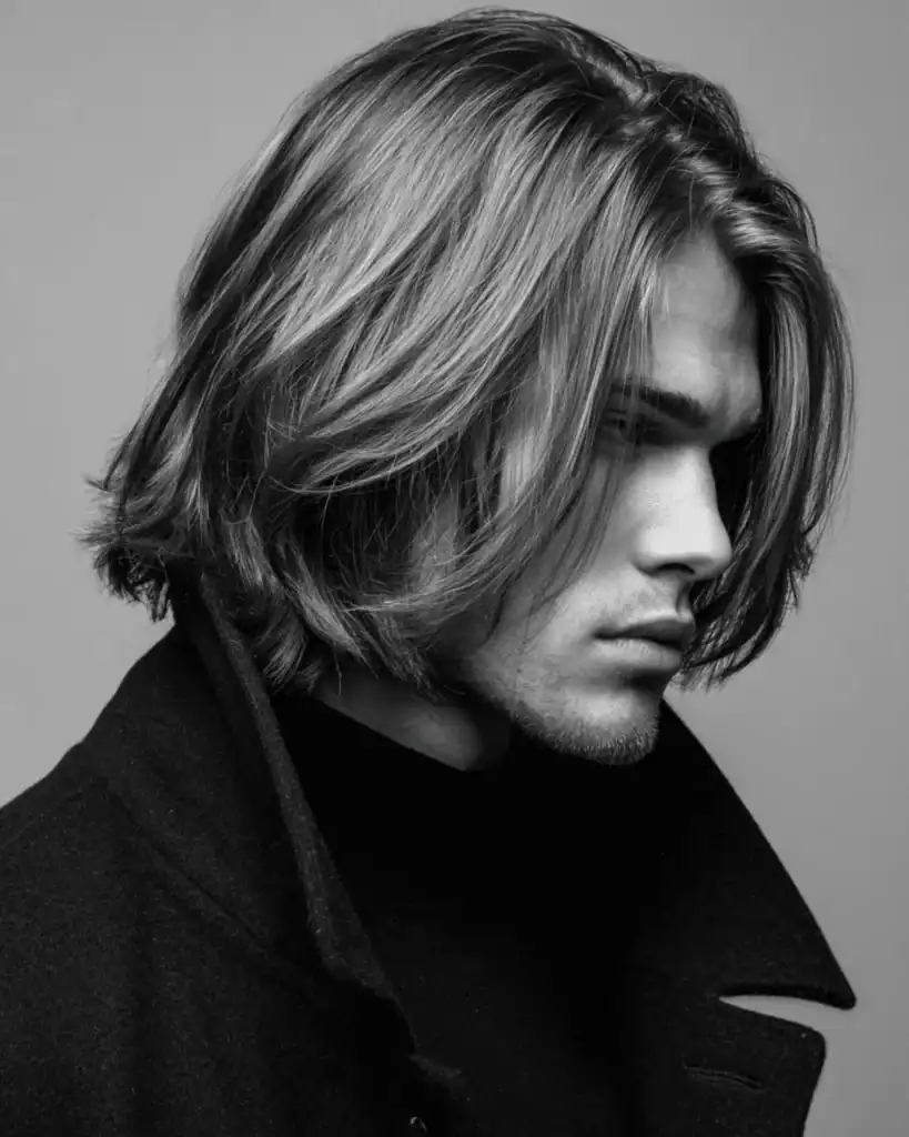 straight hair flow haircut