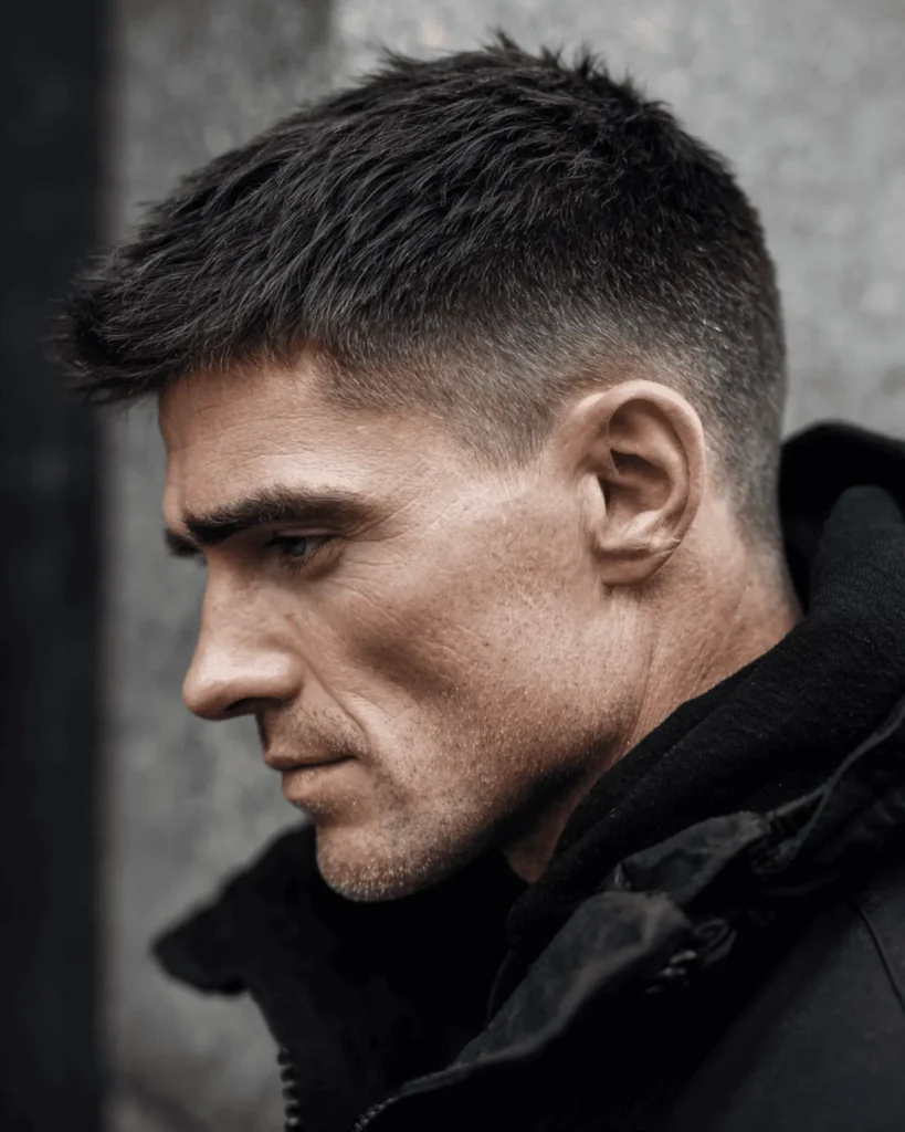 military crop haircut