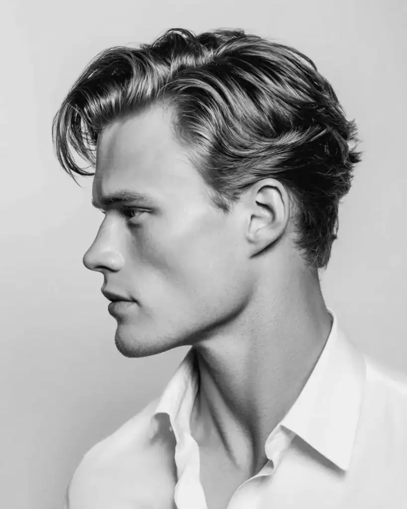 Side Part Flow Haircut