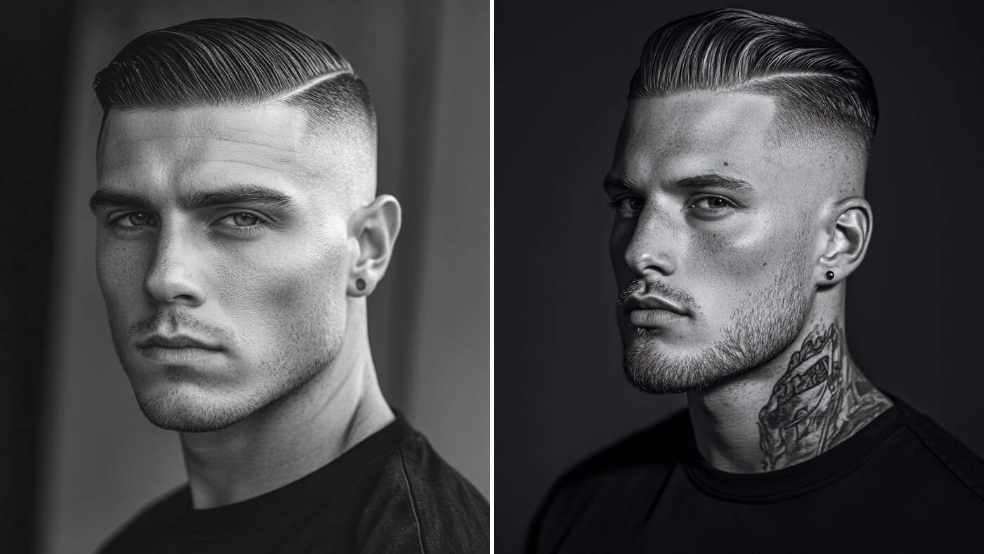 Skin Fade Side Part Featured Style Guide
