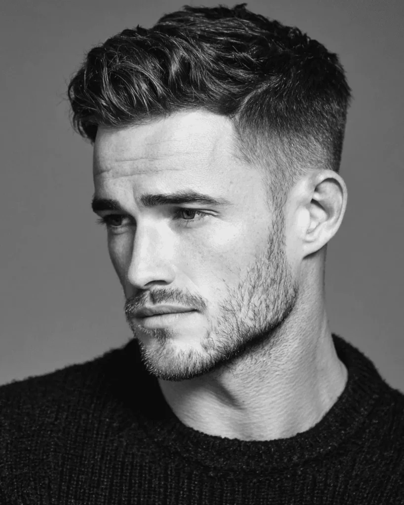 Short Textured Comb Over