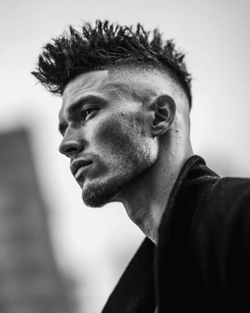 Faux Hawk with High Skin Fade