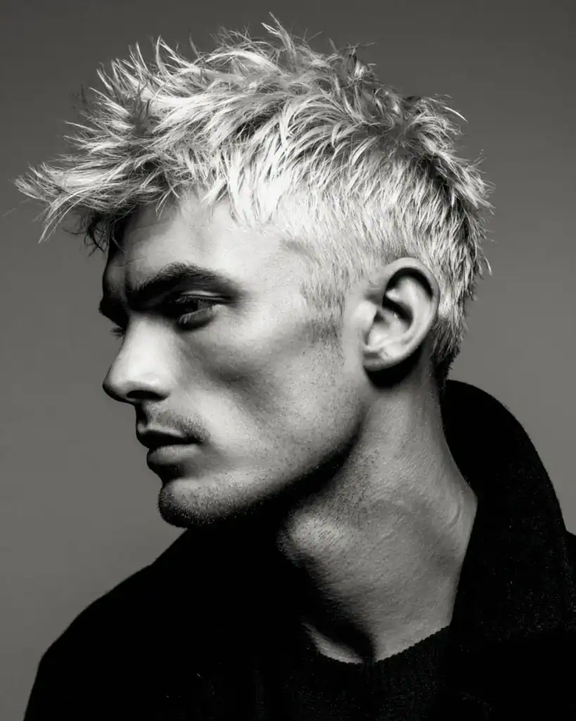 spiky layered fringe