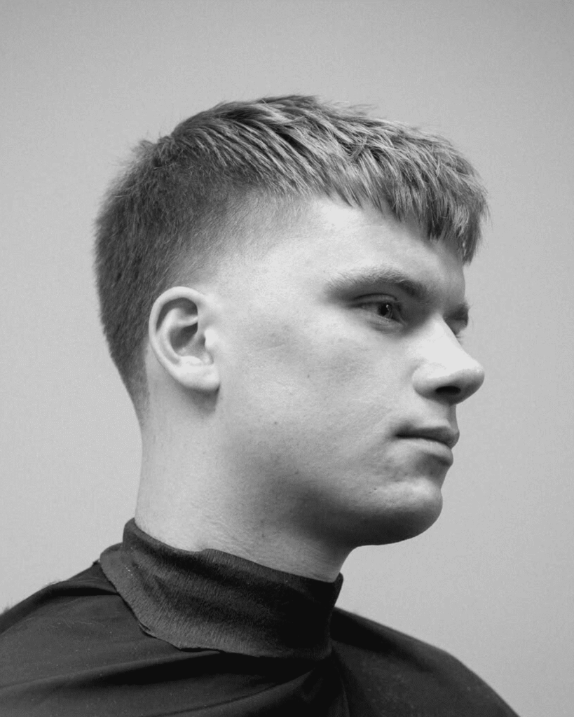 Short Textured Fringe with Taper