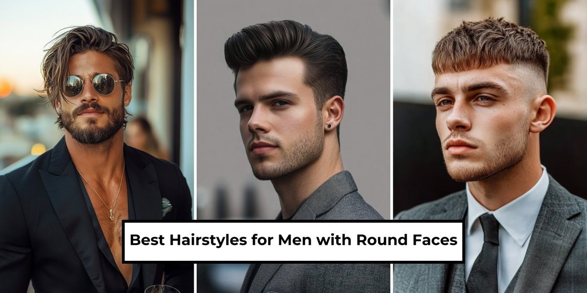 Best Hairstyles for Men with Round Faces | Short
