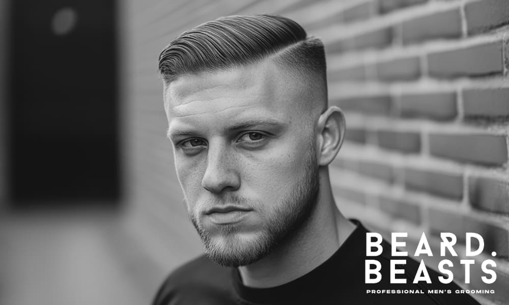 High Drop Fade Comb Over: Sharp Style with a Bold Curve - Beard Beasts
