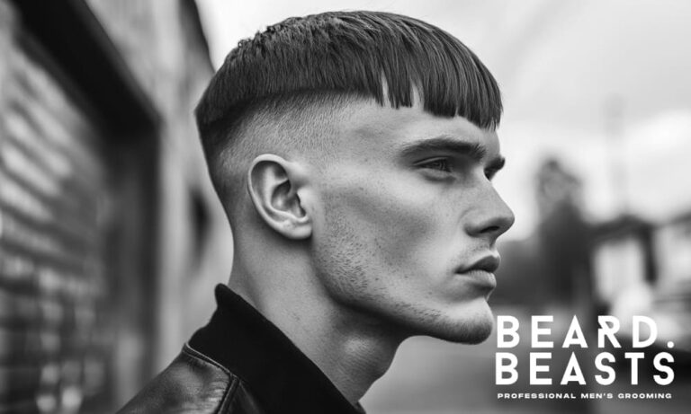 Long Caesar Haircut: Sharp Lines