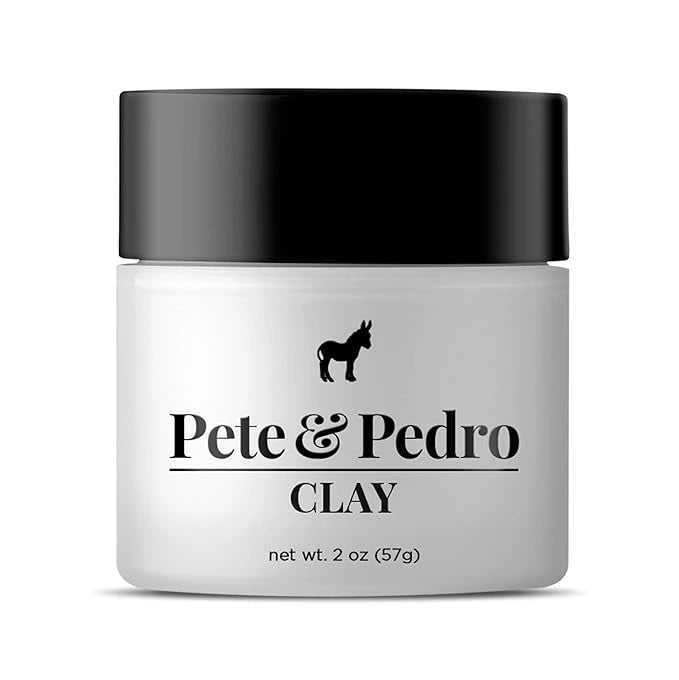 Pete and Pedro Hair Styling Clay – Strong Hold Matte Finish Hair Clay for Men