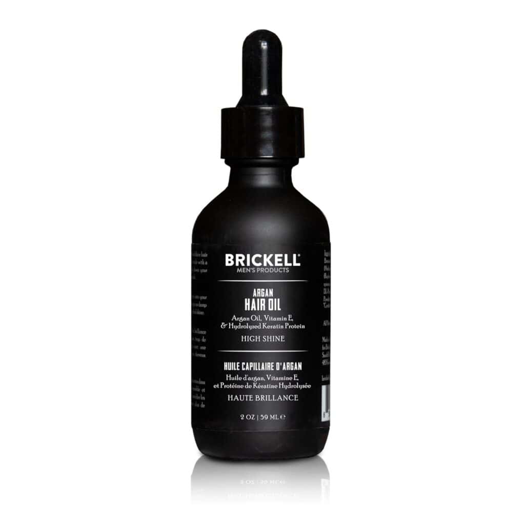 Brickell Men’s Argan Beard Oil bottle