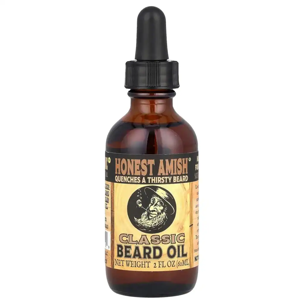 Honest Amish Classic Beard Oil bottle