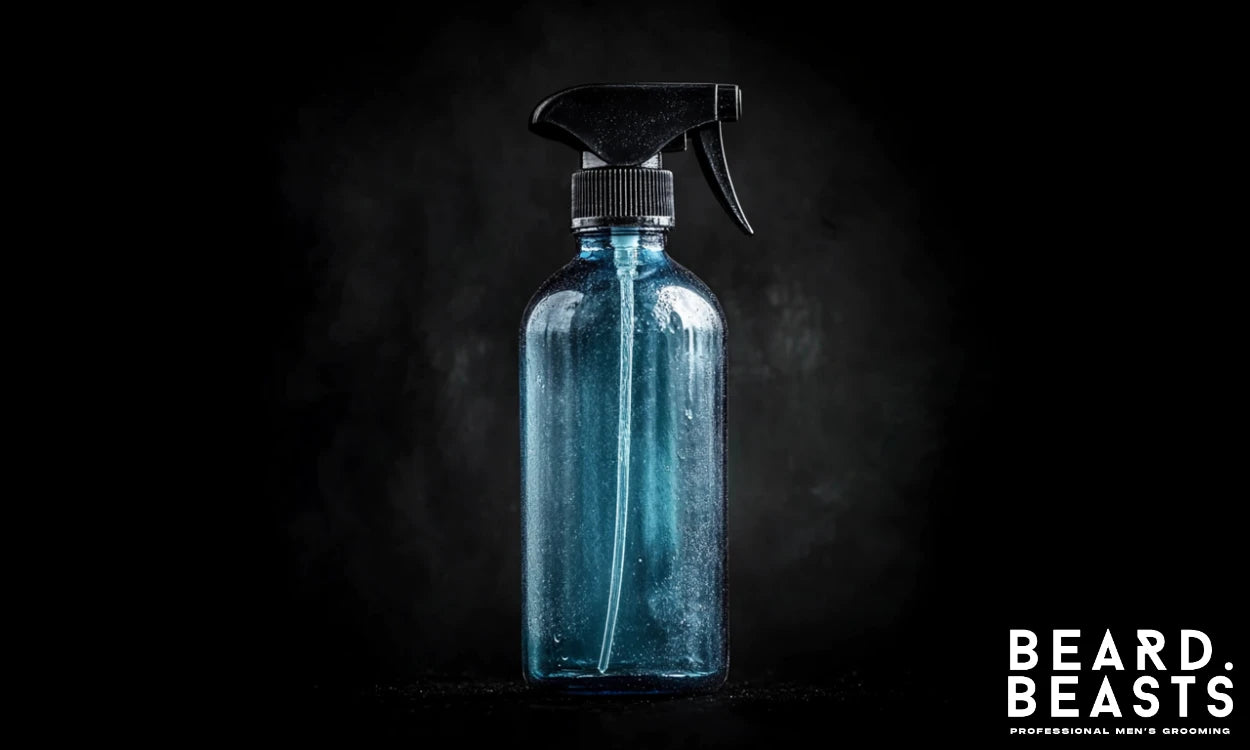 How to use sea salt spray for men — demonstration image