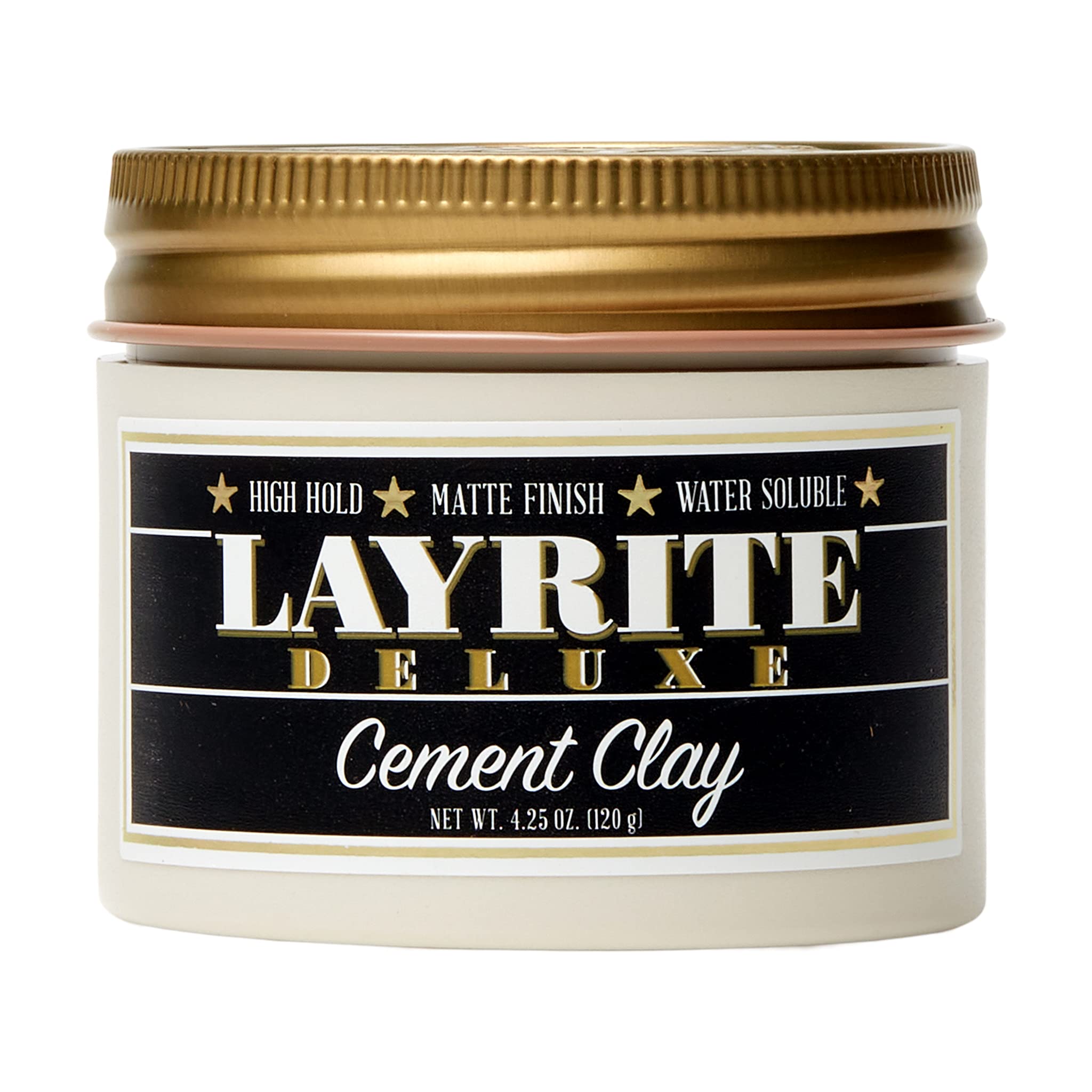 Layrite Cement Clay for Men – Strong Hold Matte Finish