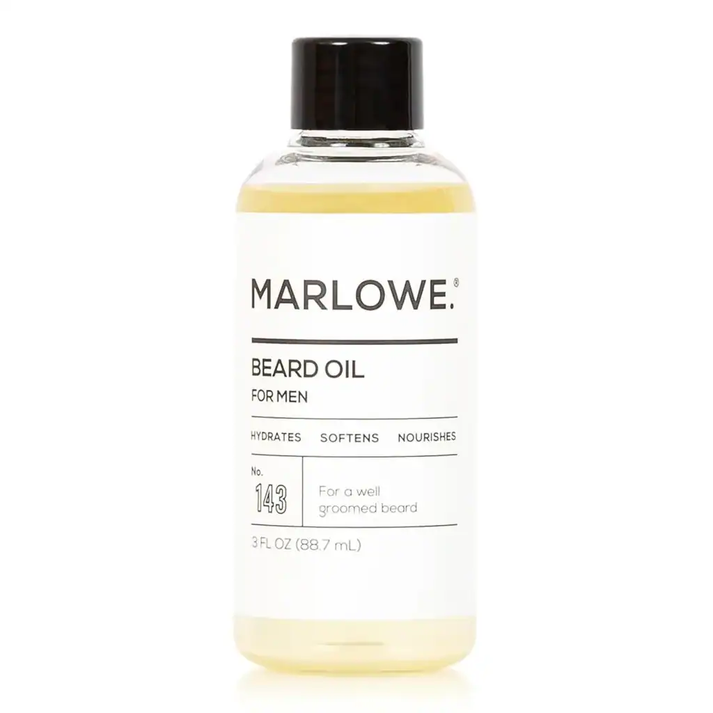 MARLOWE No. 143 Beard Oil bottle
