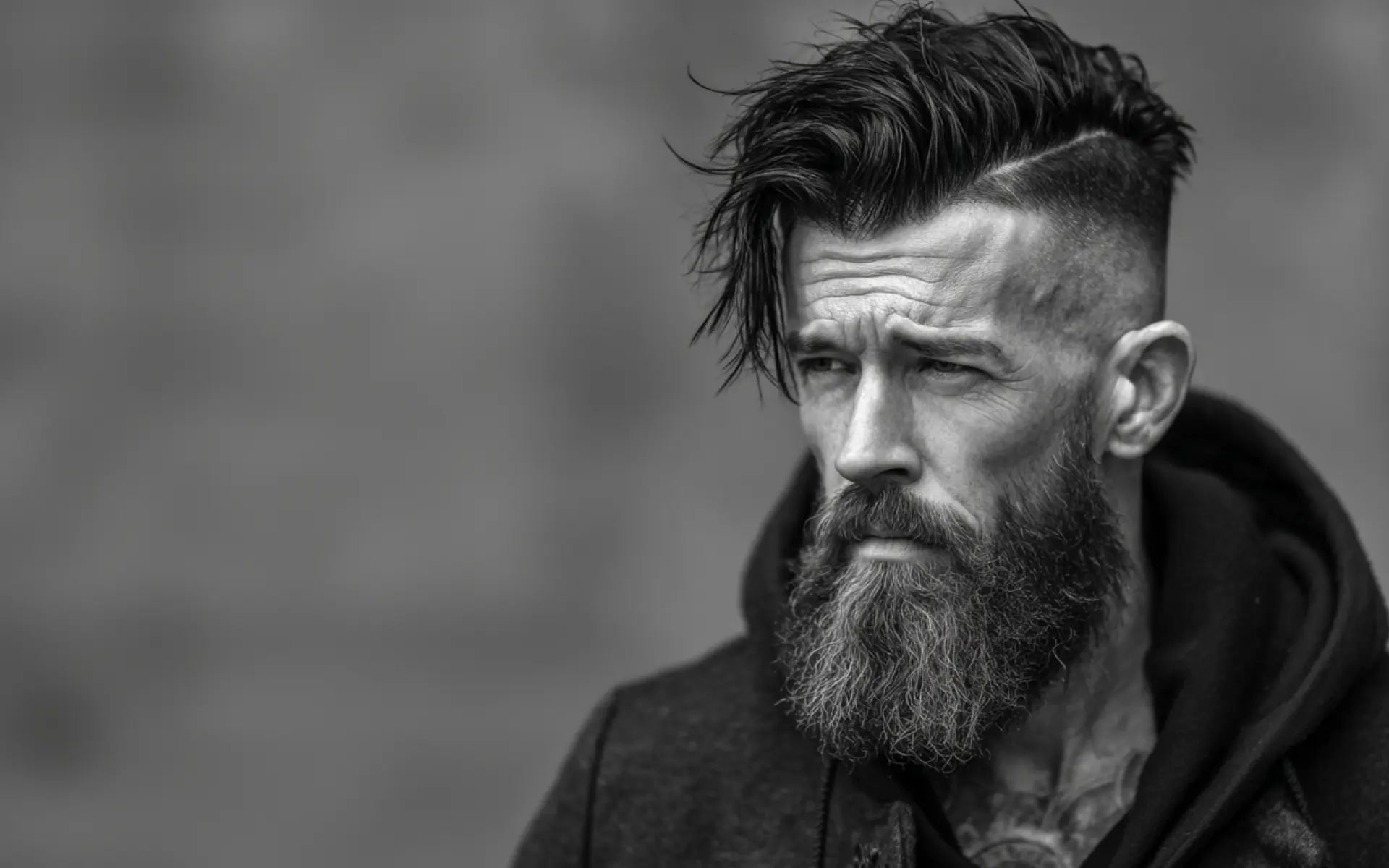Man with a styled haircut and full beard for Beard Beasts beard care and men’s hairstyles homepage hero
