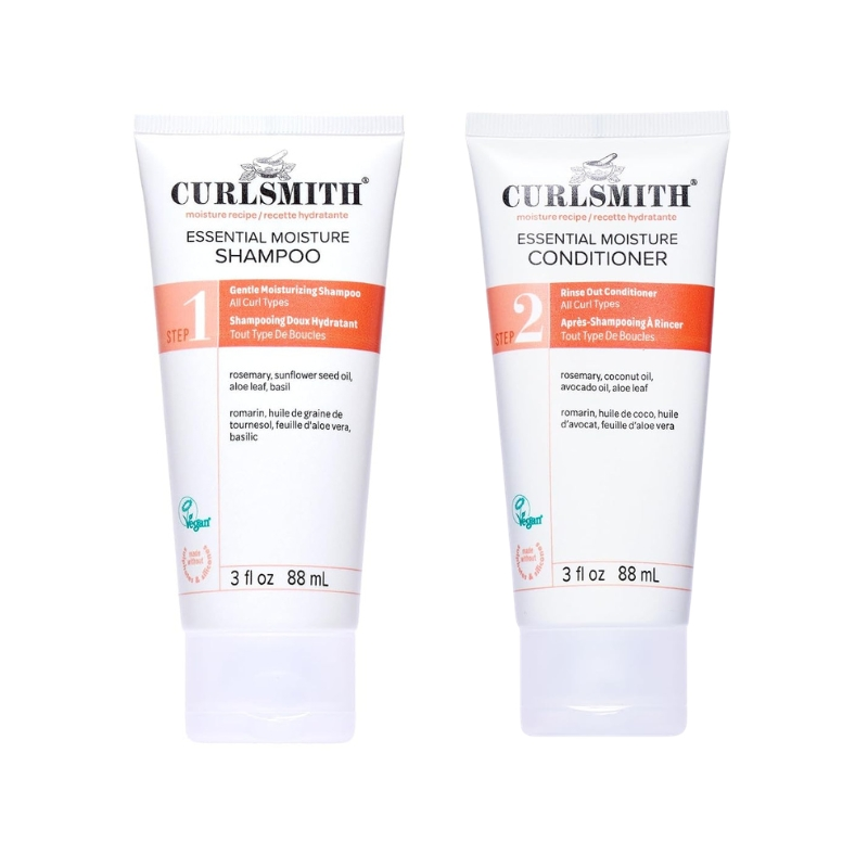 Curlsmith Essential Moisture Shampoo and Conditioner for curly hair