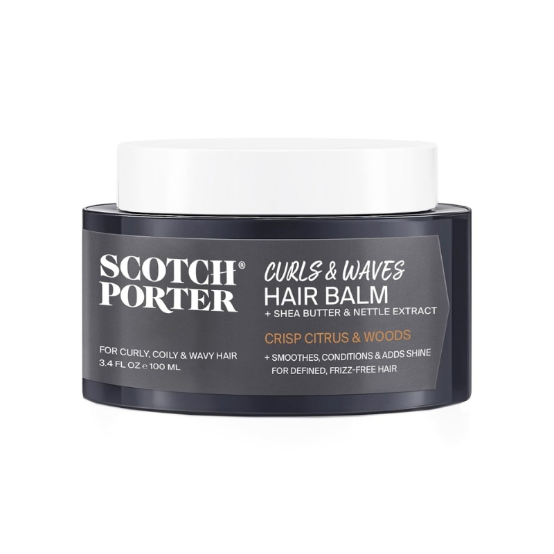 Scotch Porter Curls & Waves Smoothing Hair Balm for curly and wavy hair