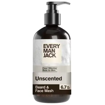 Every Man Jack Unscented Beard and Face Wash